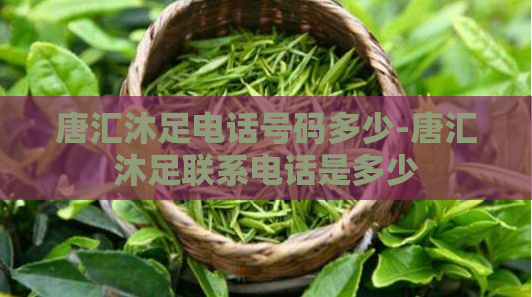 唐汇沐足电话号码多少-唐汇沐足联系电话是多少