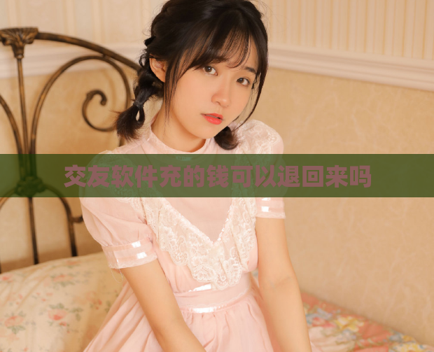 交友软件充的钱可以退回来吗