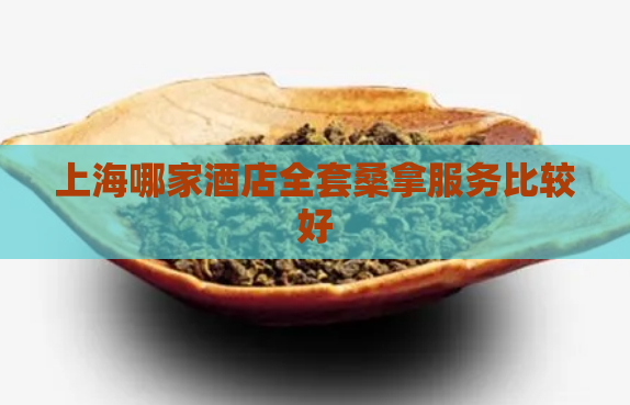 上海哪家酒店全套桑拿服务比较好