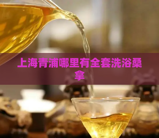 上海青浦哪里有全套洗浴桑拿