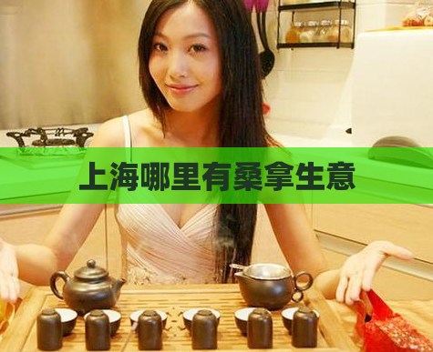 上海哪里有桑拿生意